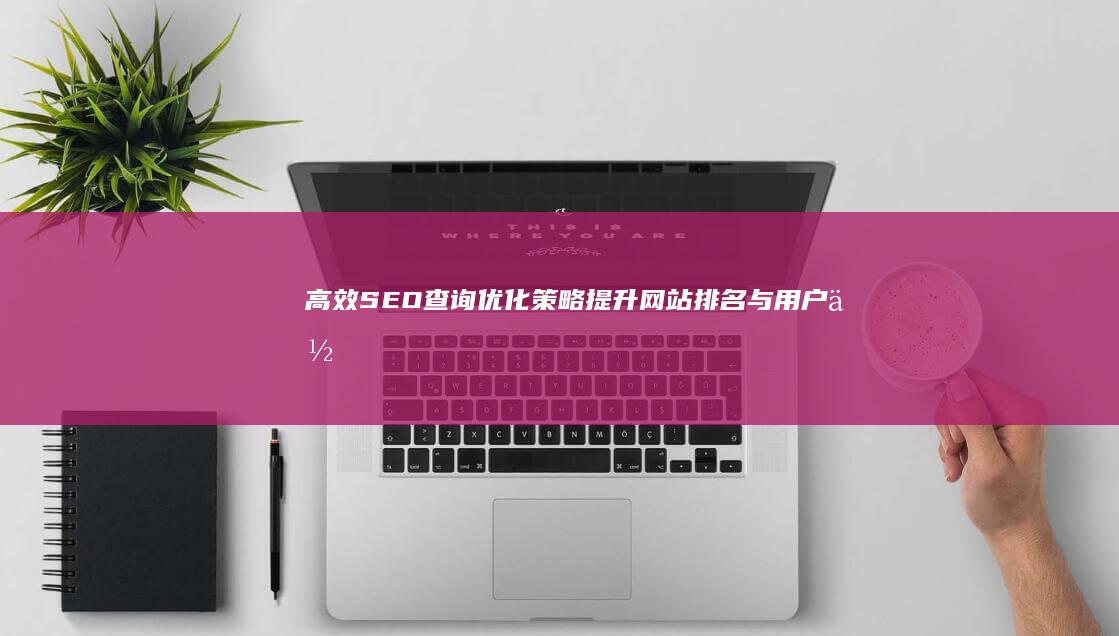 高效SEO查询优化策略：提升网站排名与用户体验